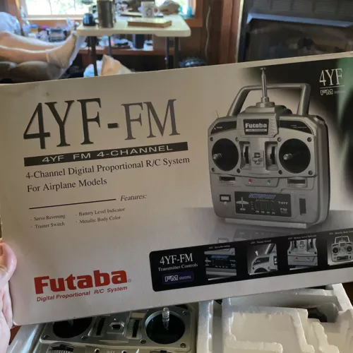 Futaba 4YF 4-Channel FM FHSS Radio System R/C Remote Working