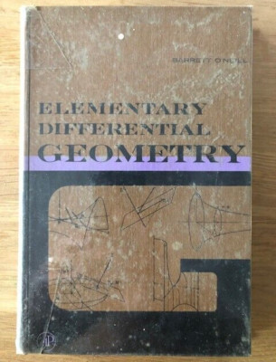 ELEMENTARE DIFFERENTIALGEOMETRIE von BARRETT O'NEILL - H/B - 1966 - £ 3,25 UK POST