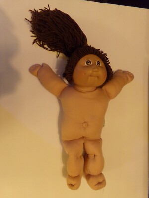 CABBAGE PATCH KIDS PUPPE COLECO BRAUNE HAARE 001112222