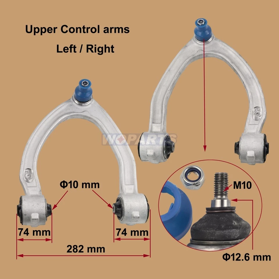 Kit de 12 jionts de bola de brazo de control aptos para Mercedes Benz W220 S500 S430 99-06 Foto 4 de 4