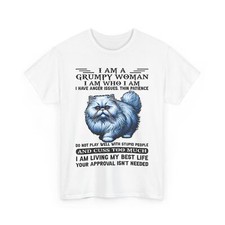 Camiseta divertida I Am A Grumpy Old Woman I Am Who I Am