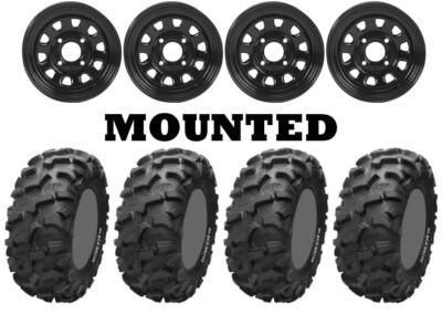 Kit 4 ITP Blackwater Evolution 28x9-14/28x10-14 on ITP Delta Steel Black 550