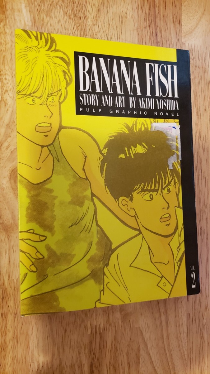 Banana Fish Volume 2 1999 Akimi Yoshida Manga Pulp Graphic Novel