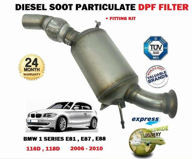 FOR BMW 1 SERIES 116D 118D 2006-> NEW DIESEL SOOT PARTICULATE DPF ...