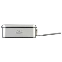 Esbit Edelstahl Topf 1200 Ml Deckel Netzbeutel PT1200ST Klappgriff Outdoor Eckig
