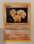 Vulpix 1st Edition *HP Error* 1999 Base Set Pokemon Card 68/102 NM