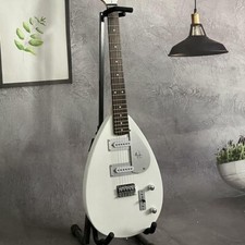 Brian Jones Teardrop White Electric Guitar Solid Body Rosewood Fretboard Brian Jones Teardrop White Electric Guitar Solid Body Rosewood Fretboard