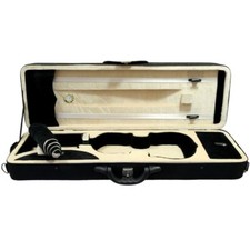 Sky 4/4 Violin Oblong Case VNCQF27 Lightweight with Hygrometer Black/Champagne
