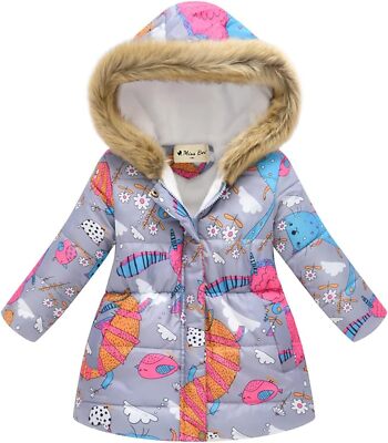 Miss Bei Girl's Winter Coat Jacket Hooded Kids Select Size, Color 
