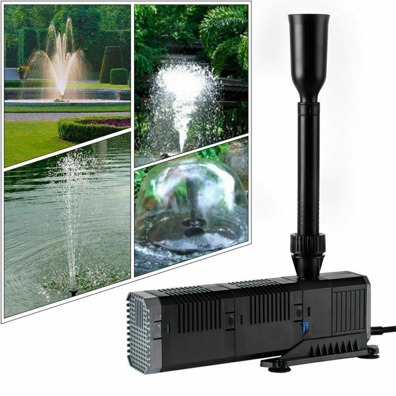 8003000 L/H Springbrunnenpumpe Teichpumpe Teich Fontäne Wasserpumpe