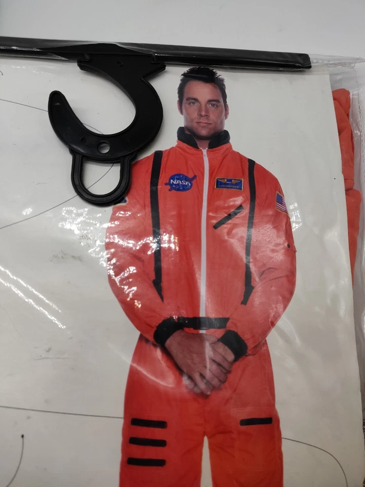 Mono Naranja Astronauta Caminante Espacial Piloto Disfraz Halloween Para Hombre XX-Grande Foto 4 de 4
