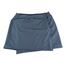 UV Skinz Womans Wrap Skirt Size L/XL Athletic UPF 50 Gray Stretch