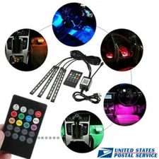 4x MUSIC RGB LED Car interior floor atmosphere light for Ram 1500 2500 Dodge ect