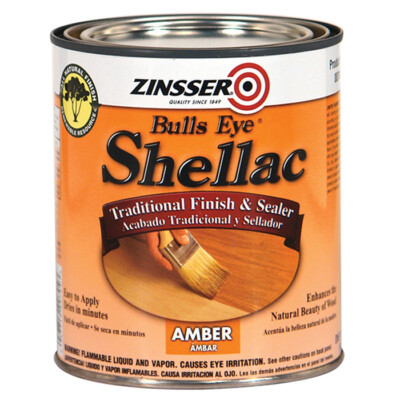 qt Zinsser 704 Amber Zinsser, Bulls Eye 3LB Shellac