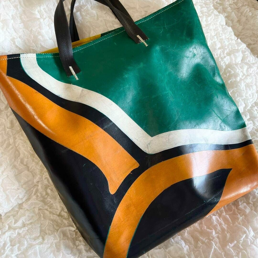 FREITAG F203 BOB Shoulder Bag - GREEN BLACK ORANGE Multi FREITAG F203 BOB Shoulder Bag - GREEN BLACK ORANGE Multi