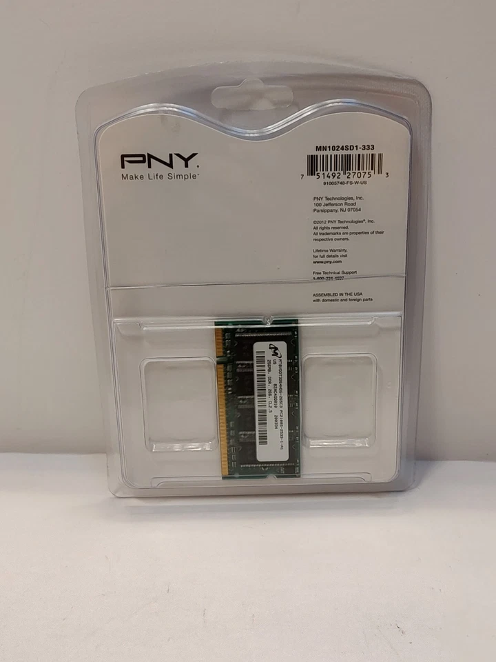 PNY 1 GB PC Memory DDR PC2700 - Image 4 of 4