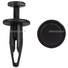 50 Pcs Fascia Clip Plastic Fastener Push Retainer Fit 6mm Hole For GM For Ford