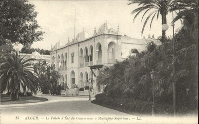 Alger Algerien Le Palais d Ete du Gouverneur a Mustaph