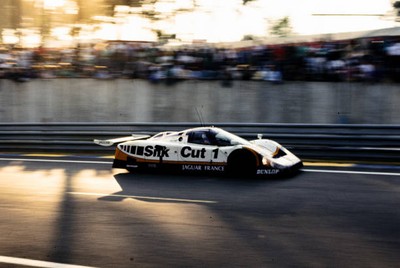 Jan Lammers Patrick Tambay Andrew Gilbert Scott Silk Cut Jaguar Ja- Old Photo 11