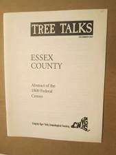 Abstract of the Essex County New York 1800 Federal Census