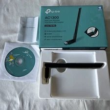 TP-LINK AC1300 High gain Wireless Dual-Band USB Adapter - Open Box