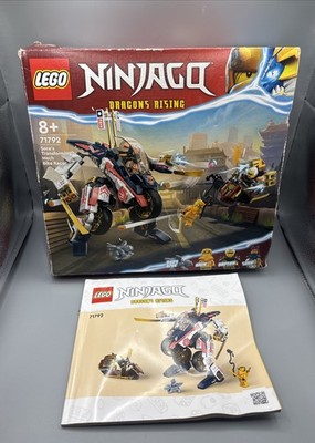 LEGO Ninjago 71792 Dragon Rising Soras Mech-Bike alle Figuren OVP Bauanleitung