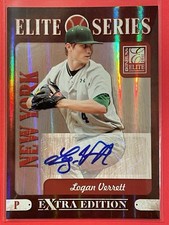 2011 Donruss Elite Extra Edition Logan Verrett Elite Series Auto /199 #13
