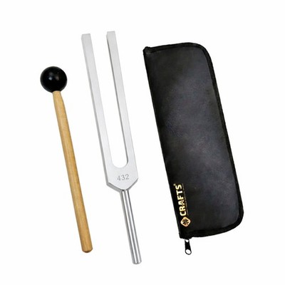 NS Crafts  432Hz Stimmgabel Balance und Harmonie Entspannung Holzhammer Klangtherapie