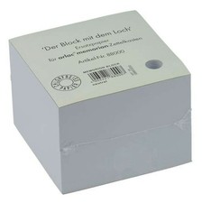 arlac® 88000 Zettelboxnachfüllung - Block 9,8 x 9,8 cm, mit Loch