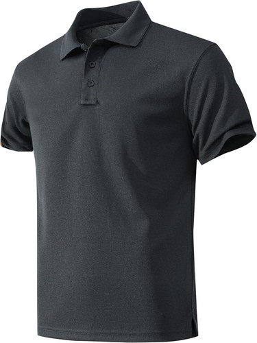 Herren Quick-Dry Active Poloshirts Kurzarm Performance für Golf Tennis - Bild 9 von 62