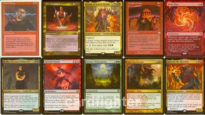 Custom Mana Burn Group Slug Commander EDH Deck - Yurlok of Scorch Thrash - MTG