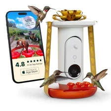 Birdbuddy Smart Non-Solar Pro Hummingbird Pro Non-Solar Hummingbird Feeder