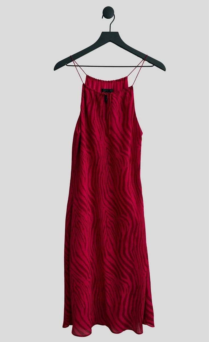 satin fit and flare dress Portia & Scarlett PS25711