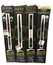 4x Arches and Halos: 3x Espresso Pen, Pencil Mousse, 1x Auburn 2n1 Pencil Powder