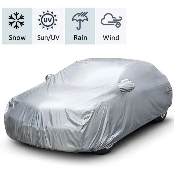 Bâche Voiture Protection Universelle Imperméable Anti UV - 480x180x150 cm - Photo 4/4