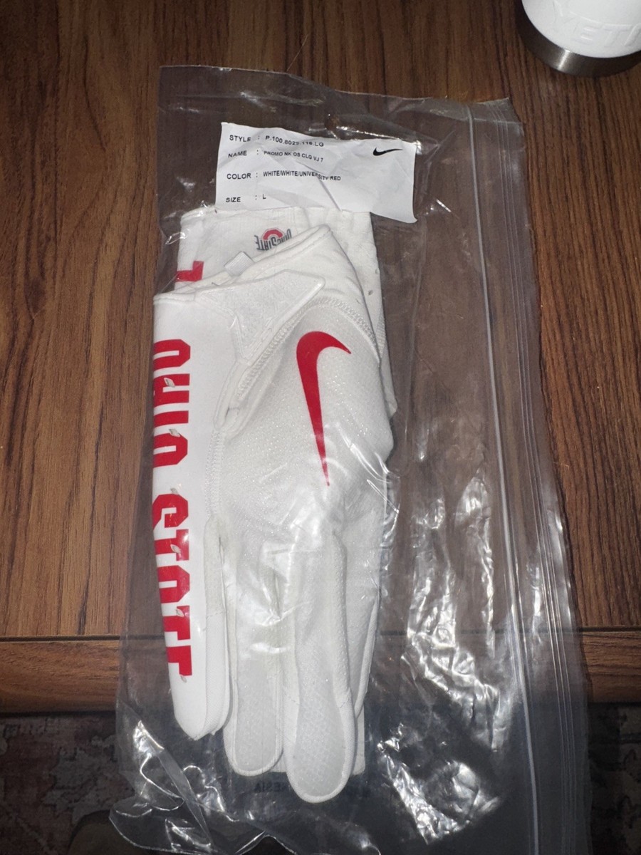 Nike Vapor Jet Ohio State Team Issued Football Gloves Men's Size