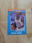 1990 Fleer MICHAEL JORDAN 90 All Stars #5 Chicago Bulls Card HOF