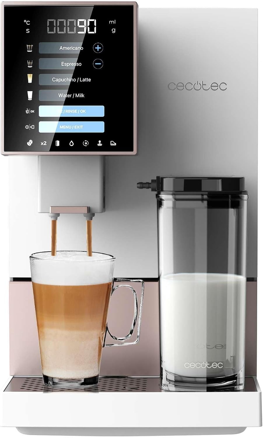 Cecotec Macchina da Caffè Automatica Cremaet Compactccino foto 4