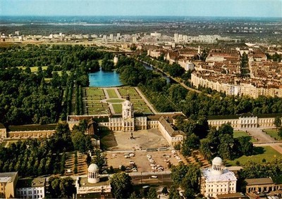 BERLIN  CITY Charlottenburger Schloss Fliegeraufnahme