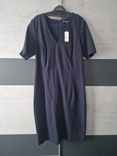 Brooks Brothers Navy Formal Dress UK 18 Lined Shift Style Occasion Work Uniform