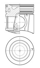 Fits KOLBENSCHMIDT 41 078 600 Piston 41 078 600 Piston (diameter 115m ⭐UK Stock⭐
