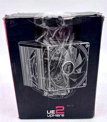 UpHere UE2 Series 4-pin 68 CFM CPU Air Cooler 1650 RPM Max - Black