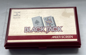 Vintage 1985 GAME & WATCH - BLACKJACK BJ-60 - LCD Game (Very Good Condition)