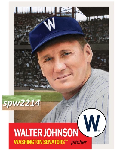 Topps Living Set Walter Johnson #940 - Presale