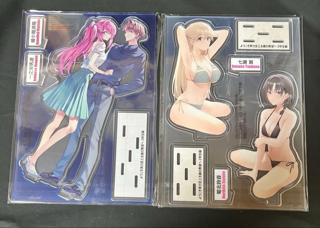 Aula de la Elite Ichinose Honami & Ayakouji Kiyotaka Soporte Transparente, Bonus S