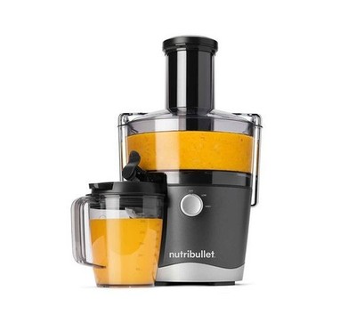 Nutribullet Entsafter breit 3 Zoll Futterschacht PLUS Krug 800W 01515 Grau