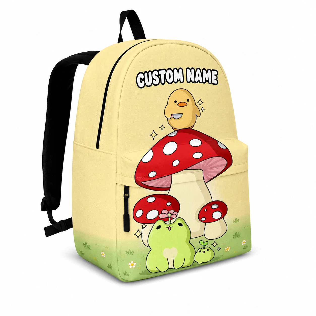 Custom Name Frog Backpack for Kids