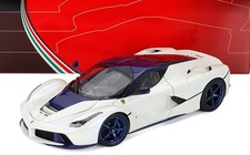 BBR FERRARI LAFERRARI 2013 WHITE CARBON BLUE 1/18 Scale New Release!