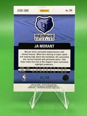 パラレル】NBAカード Revolution ジャモラントJa meant Ja Morant 2024