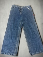 VTG Polo Jeans Ralph Lauren Womens Saturday Jean Pockets Zip Denim Blue Sz 14X29